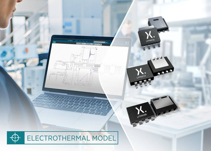 Erweiterte elektrothermische Modelle von Nexperia decken gesamten MOSFET-Betriebstemperaturbereich ab